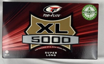 SEALED Top Flite XL 5000 Super Long Golf Balls 15 Balls Max Distance New