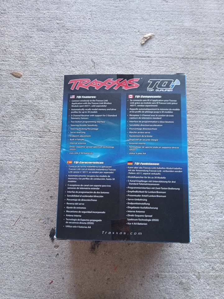 Traxxas TQi 2.4GHz 2CH Radio System w/TSM & Micro Receiver 6509R Read Descrip - Image 3 of 4