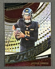 2025 Revolution #5 Jayden Daniels Futures Foil Insert Commanders Football Card