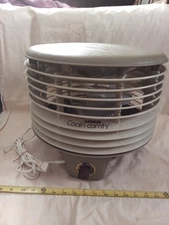 FRIGID cool'n comfy OTTOMAN MID CENTURY Floor FAN Side Table, Tested .