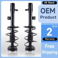 Pair Front Complete Struts w/ Coil Spring For 2012-2017 Jeep Compass Patriot FWD