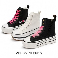 SCARPE DONNA ZEPPA Interna PLATFORM GINNASTICA SNEAKERS SPORTIVE