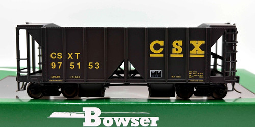 HO BOWSER 42799 COCHE DE LASTRE DE 70 TONELADAS CON CARGA CSX CSXT # 975153 | Zustand: New