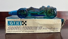 Vintage Avon SURE WINNER Racing Car Cobalt Blue – FULL & BOXED – Wild Country