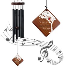 Memorial Wind Chimes for Outside, 36" Sympathy Gifts for Loss of Loved One, W...