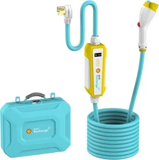 Shell 40A Level 2 Portable EV Charger ETL Energy Star J1772 24ft Cable SEV-40-03