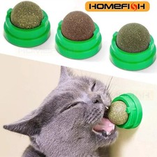Promote Digestion Natural Catnip Cat Wall Stick-on Ball Natural Removes Hair