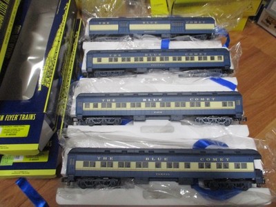 Amer Flyer Blue Comet Cars 6-48995/96/97/98 (4/24/26) High Coll