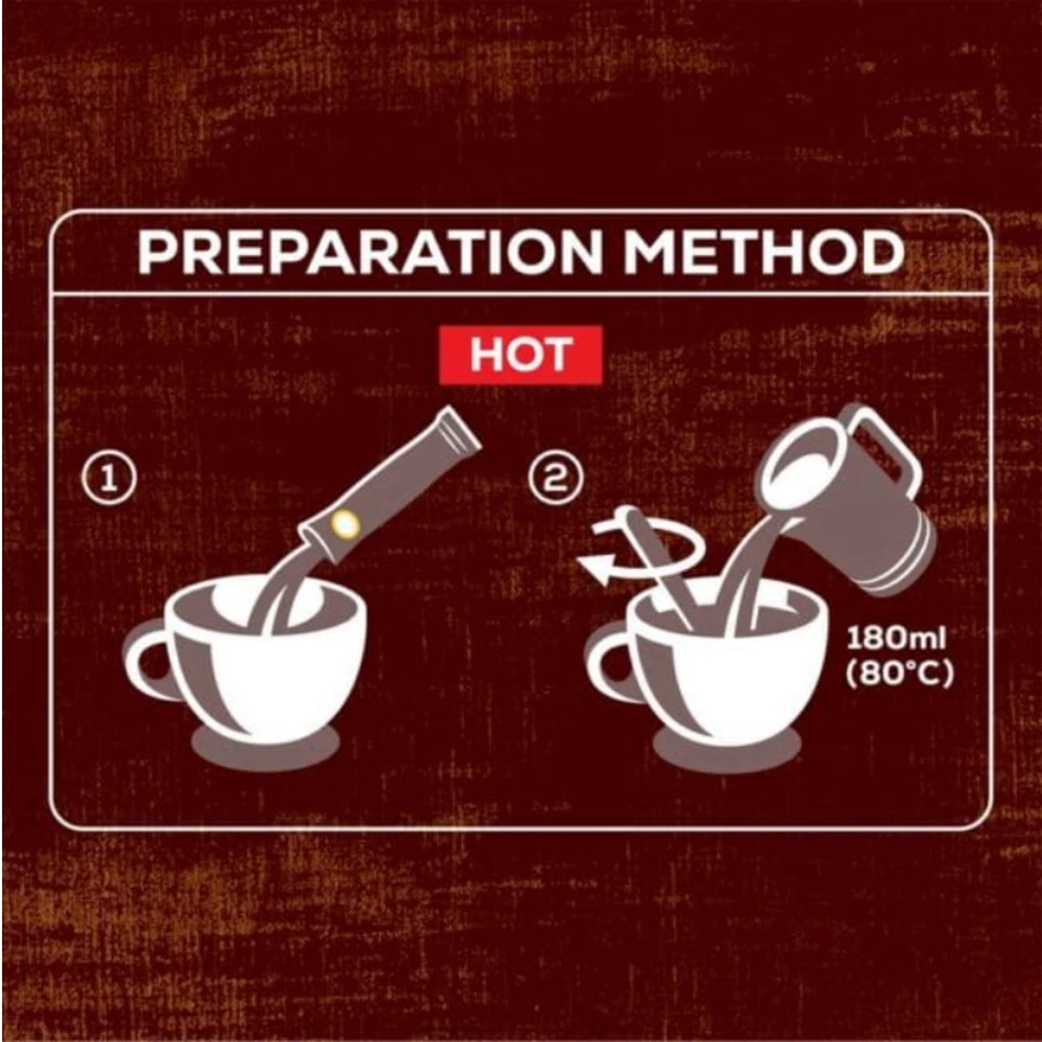 1 X Café Blanco Instantáneo Old Town 3 en 1 Avellana 15 Palitos x 38g + DHL EXPRESS Foto 4 de 4