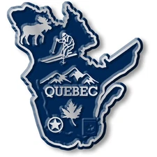 Quebec Province Magnet by Classic Magnets