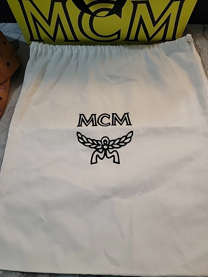 MCM Visetos бейсбольная кепка цвет коричневый логотип один размер регулируемый модные товары мужские - Изображение 4 из 4