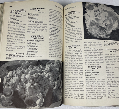 Vintage 1950 CULINARY ARTS ENCYCLOPEDIC COOKBOOK by Ruth Berolzheimer Cook Book - Picture 13 of 19