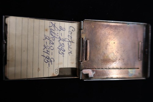 VTG Petite Metal Phone-Dex Miniature Address & Telephone Index 1950’s - Bild 5 von 11