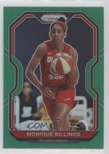 2021 Panini Prizm WNBA Green Prizm Monique Billings #5 6wi