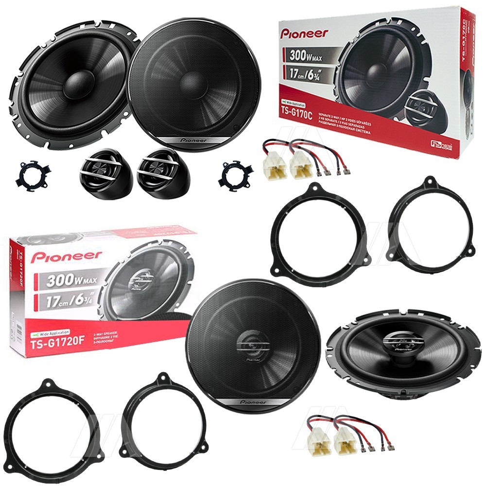 Kit 6 Casse Pioneer Renault Clio V | Altoparlanti Anteriori e Posteriori - 1