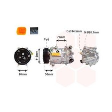 1x Kompressor, Klimaanlage VAN WEZEL 4000K322 passend für CITROËN PEUGEOT