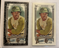 2025 Topps Allen & Ginter Reggie Jackson #60 Mini Black Border SP & A&G Back SP
