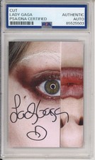 Lady Gaga Mayhem AUTOGRAPH SIGNED Album Art Card Photograph Photo PSA DNA COA
