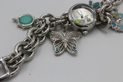 Analog Quartz Watch Tinker Bell Disney Silver Metal Charms Disney Accutime used - Picture 9 of 18