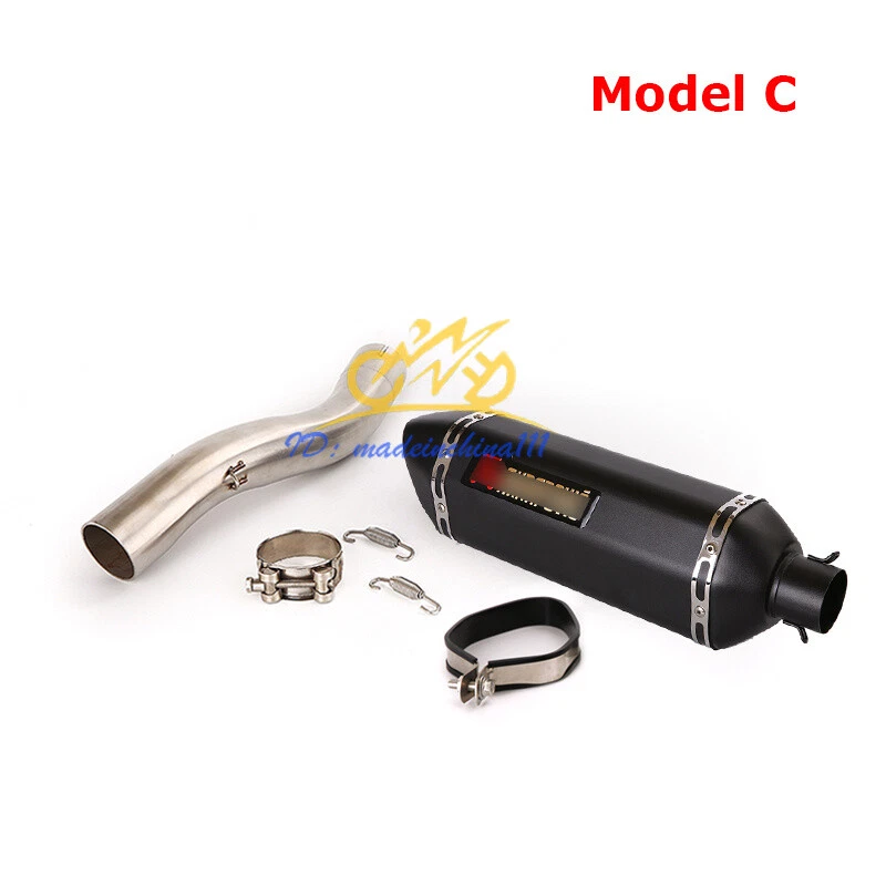 Silenciadores de escape de 470 mm sin cordones para Kawasaki Ninja ZX10R 2004-2005 Foto 4 de 4