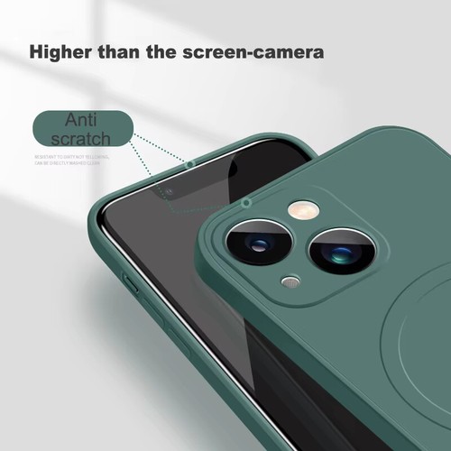 For Magsafe Magnetic Wireless Charge Case For iPhone Soft Liquid Silicone Cover - Picture 3 of 21