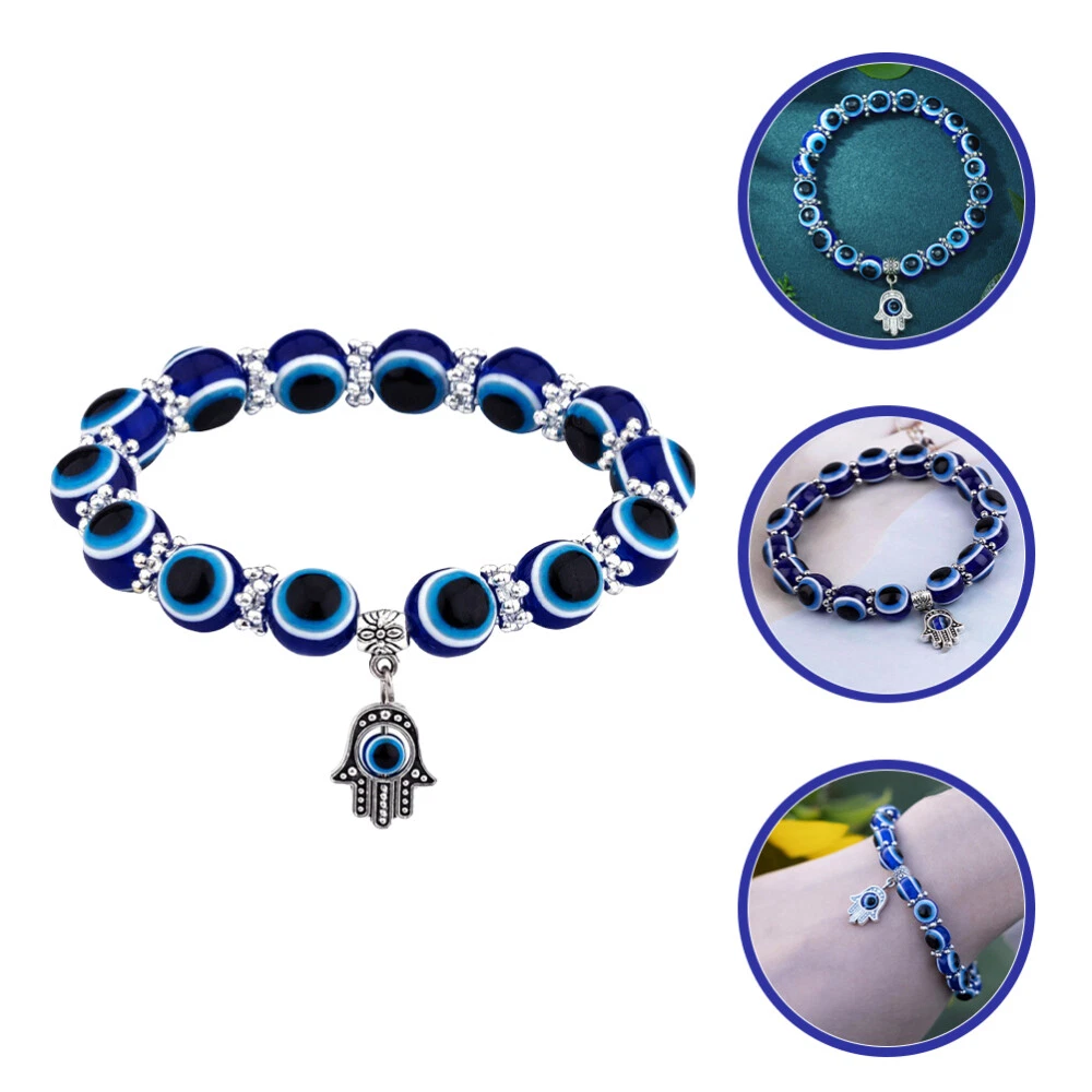Alloy Devil Eye Bracelet Blue Evil Eye Bracelet Turkish Bead Fashion