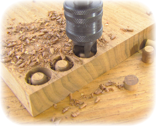Snappy 5/16 in. Tapered Plug Cutter 1/4 Quick Change Chuck MADE IN USA Chamfered - Picture 3 of 4