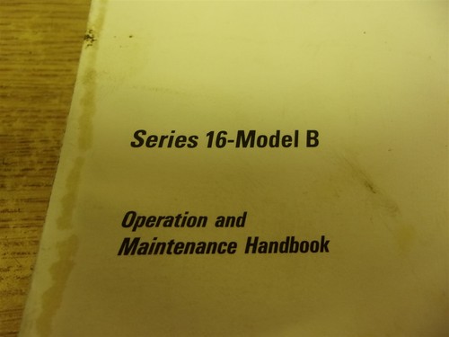 Fanuc GFZ-62447e/01 Model B Operation And Maintenance Handbook - Foto 2 di 7