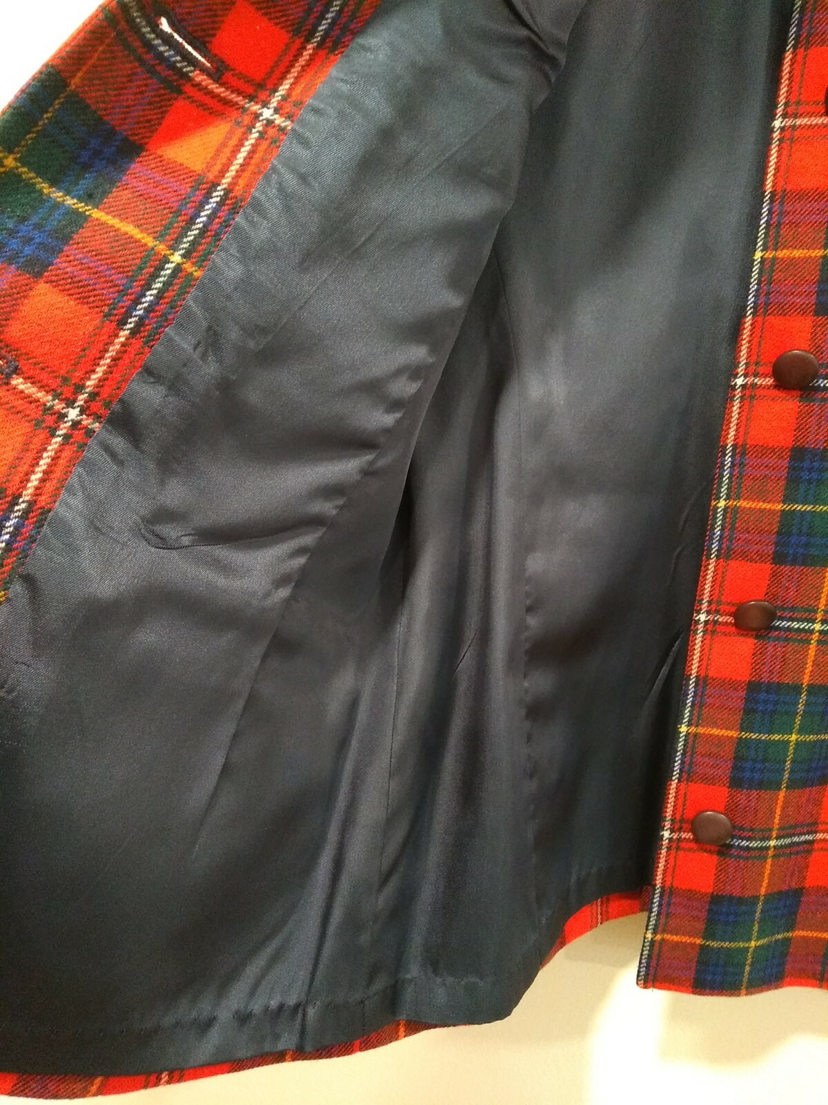 Pendleton Virgin Wool Red Plaid Button Up Jacket … - image 6