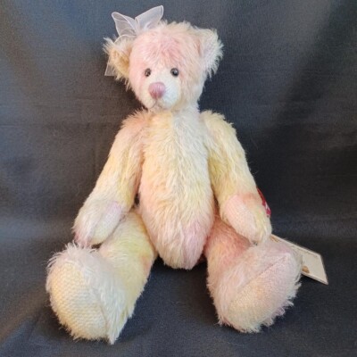 Russ Mohair Collection Zoe Teddy Bear Pastel Plush Jointed Vintage Ed #913/10K