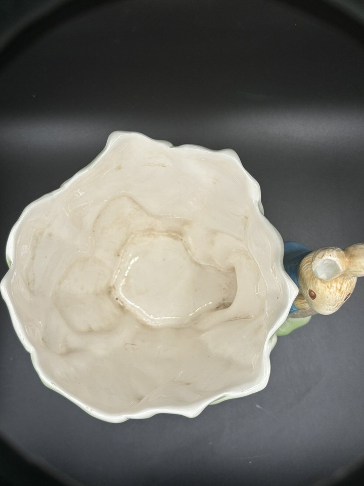 Beatrix Potter Peter Rabbit Green Cabbage Ceramic Dish Planter ...