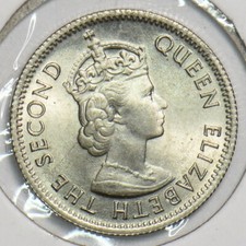 Malaya and British Borneo 1961 5 Cents 298359 combine shipping