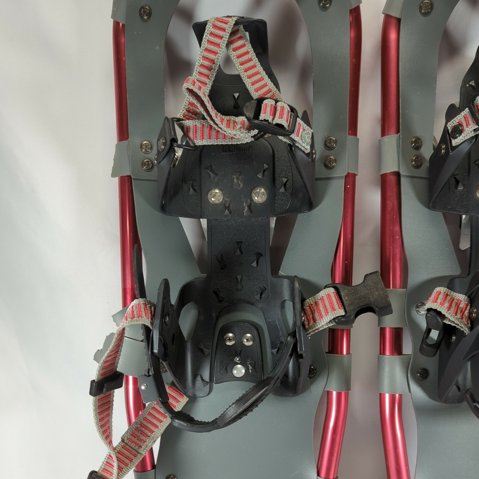 LL BEAN Winter Walker 26 Adult Aluminum Snow Shoes Red Gray (PARTS or REPAIR) eBay