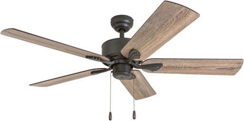Versatile 52" Dual Finish Ceiling Fan with Quiet Reversible Motor & Light Kit - Picture 11 of 11