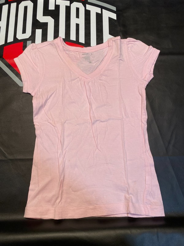 Girls Old Navy Pink Short Sleeve Shirt Size Small