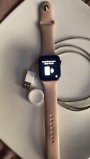 Apple Watch Series 6 44mm Gold Aluminum Case with Pink Sand Sport Band - Regular