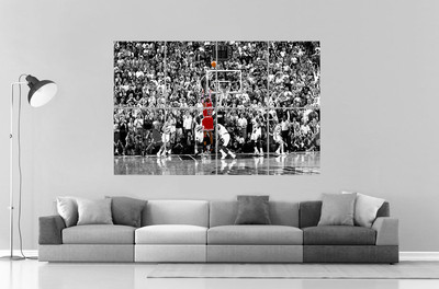 Jordan Shooting Basketball Legend Poster Large Size A0