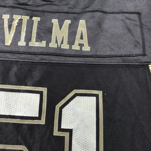 New York Jets Jersey Womens Large Black Jonathan Vilma #51 Reebok Y2K - Picture 11 of 15