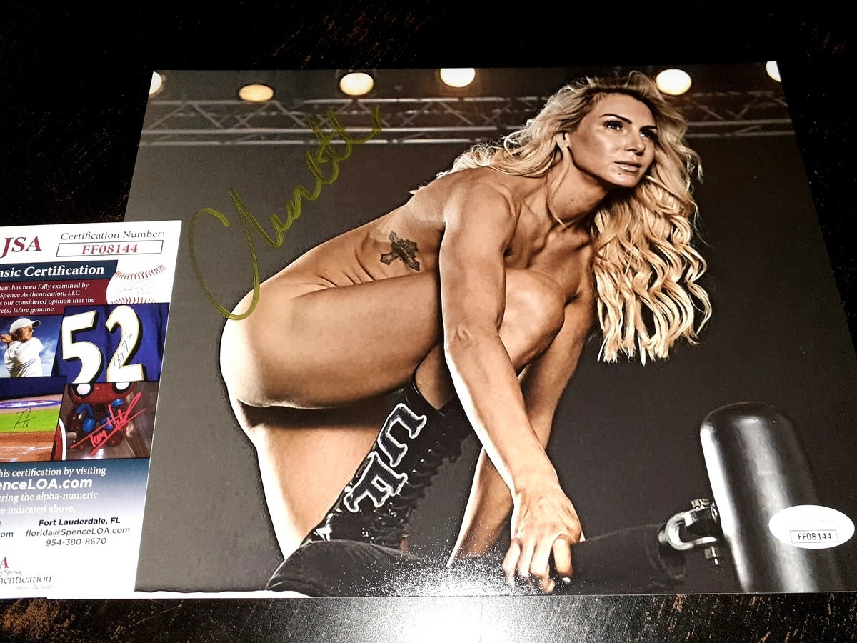Charlotte Flair Signed 8x10 Photo JSA COA Sexy ESPN Autograph WWE | eBay