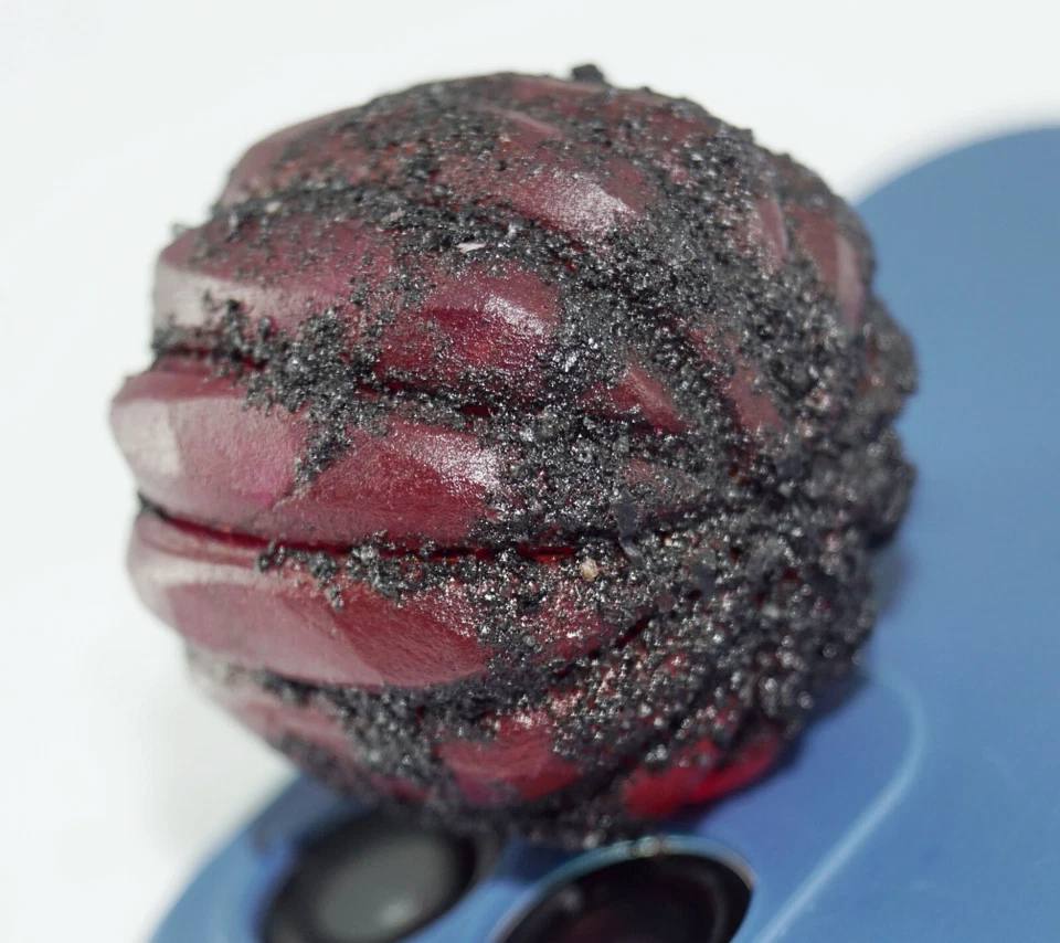 EGL Certified 249 Ct Natural Melon Cut pakistani Red Ruby Rough Loose Gemstone - Image 3 of 4
