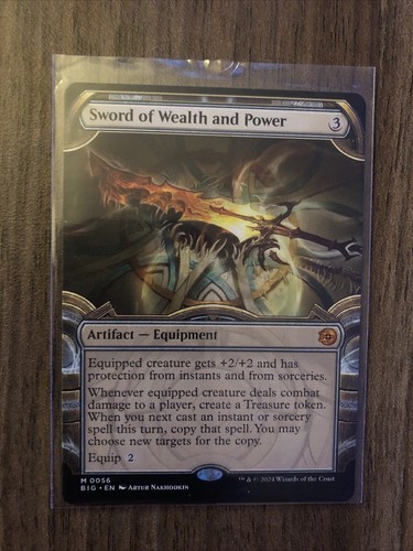 Sword of Wealth and Power (Showcase) Outlaws of Thunder Junction OTJ MTG - Picture 1 of 1