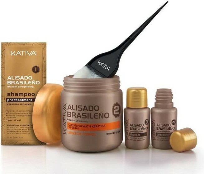 Kativa Brazilian Keratin Hair Straightening Kit 225ml 7750075053236 eBay