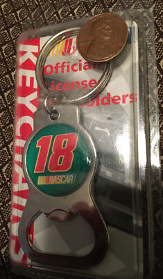 Bobby Labonte Racing Number 18 Bottle Opener Key Chain | eBay