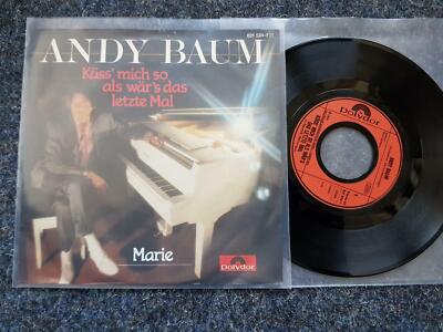 7'' Single Vinyl Andy Baum - Küss mich so als wär's das letzte Mal