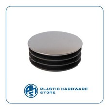 Tappi/Inserti/Coperchi  tondi alettati cromati per tubi - copriforo - PHS