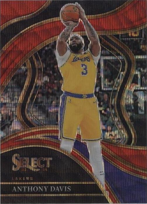 2023-24 Panini Select - Courtside Anthony Davis #220 Red Wave