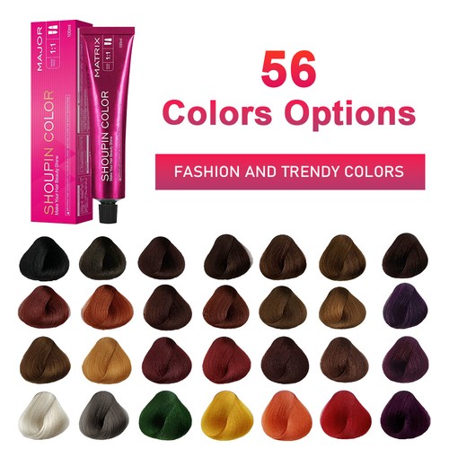 Hair Colour Wax Styling Dye Mud SHOUPIN Cream Unisex Colors DIY Colouring 3.4oz - Picture 2 of 81