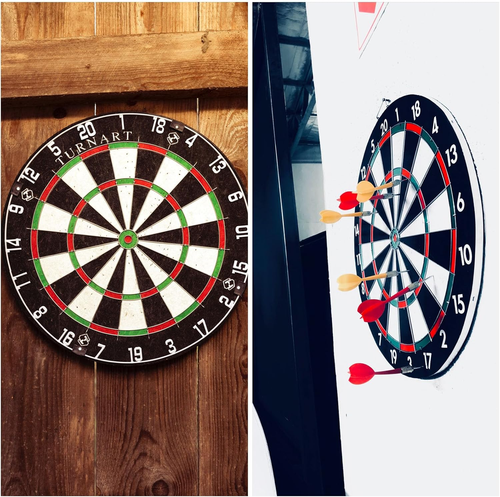 2 Sätze Dart Board Wandhalter, Dartscheibe Halterung, Wand Aufhängen Halterung S - Bild 7 von 7