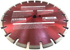 14" X .500 1/2" Loop Saw diamond blade walk behind saw Cured concrete RSCMMM500