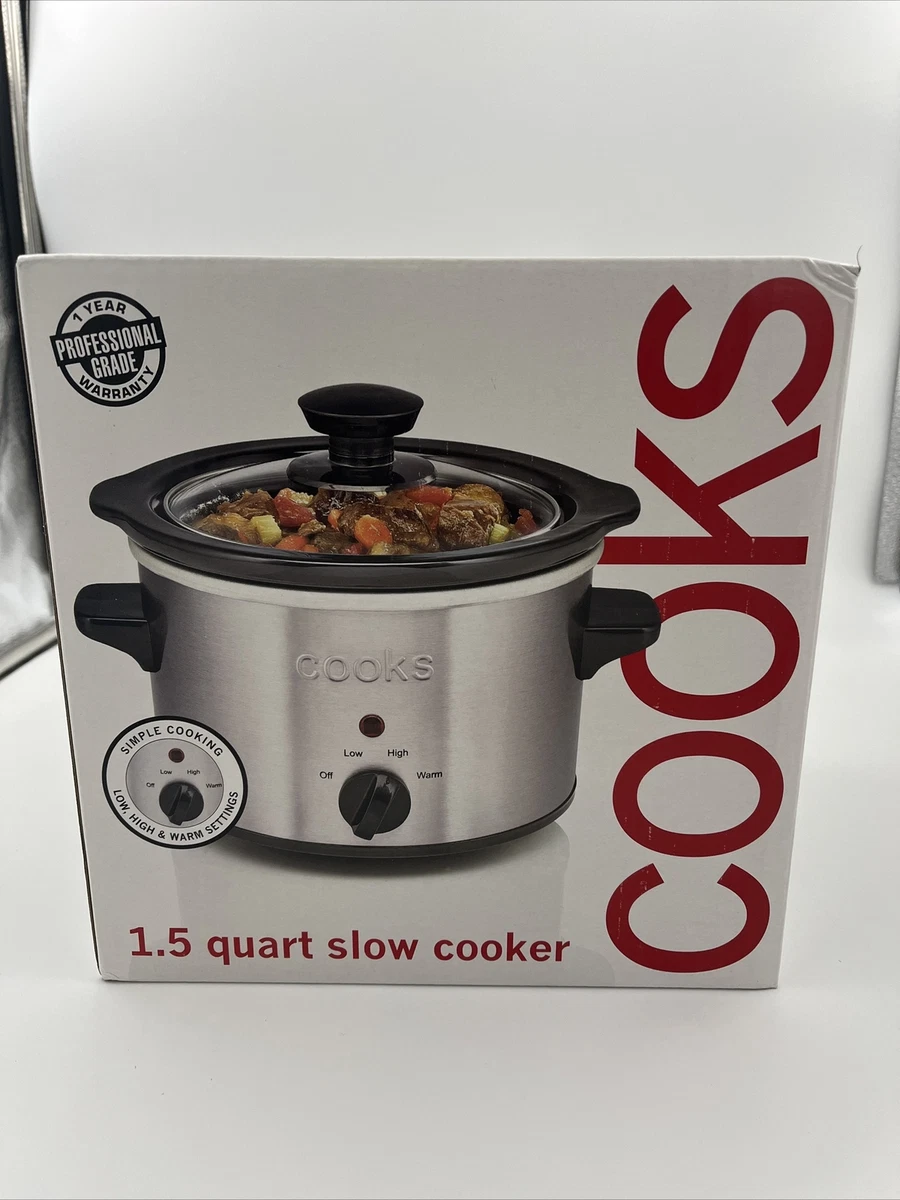 Cooks 1.5 Quart Slow Cooker